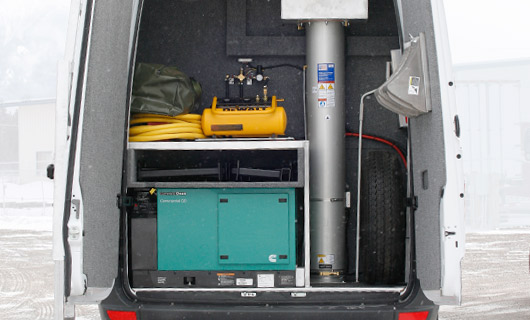 Sprinter Van Rear Storage