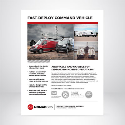 Brochure - Fast-Deploy Command Vehicle