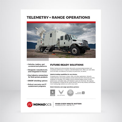 Brochure - Telemetry and Range Operations