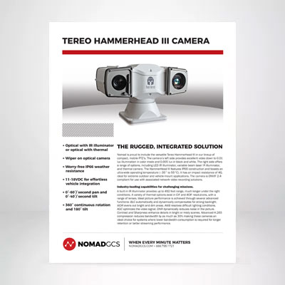 Brochure - Tereo Hammerhead Camera