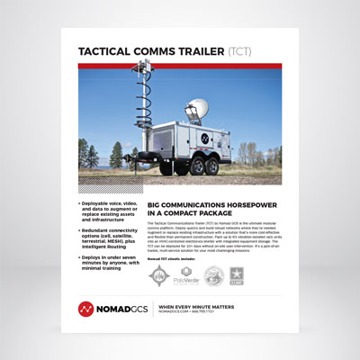 Brochure - Tactical Comms Trailer