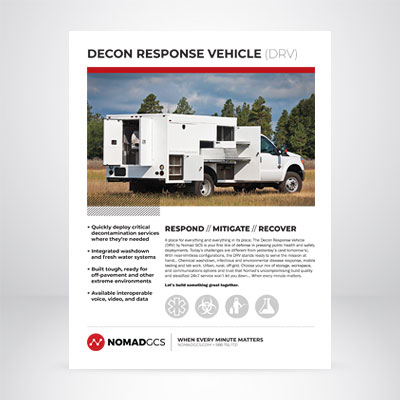 Brochure - Decon Response Vehicle