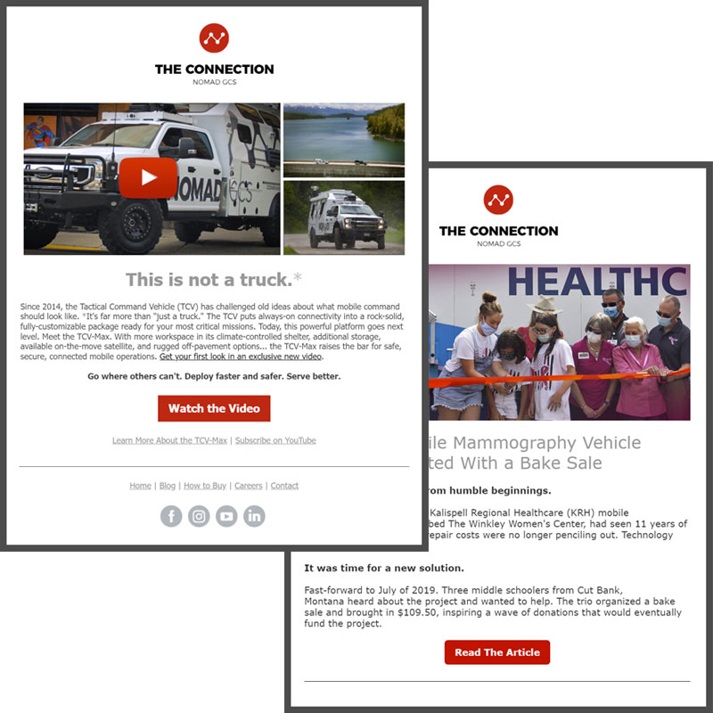 Nomad GCS Email Newsletter