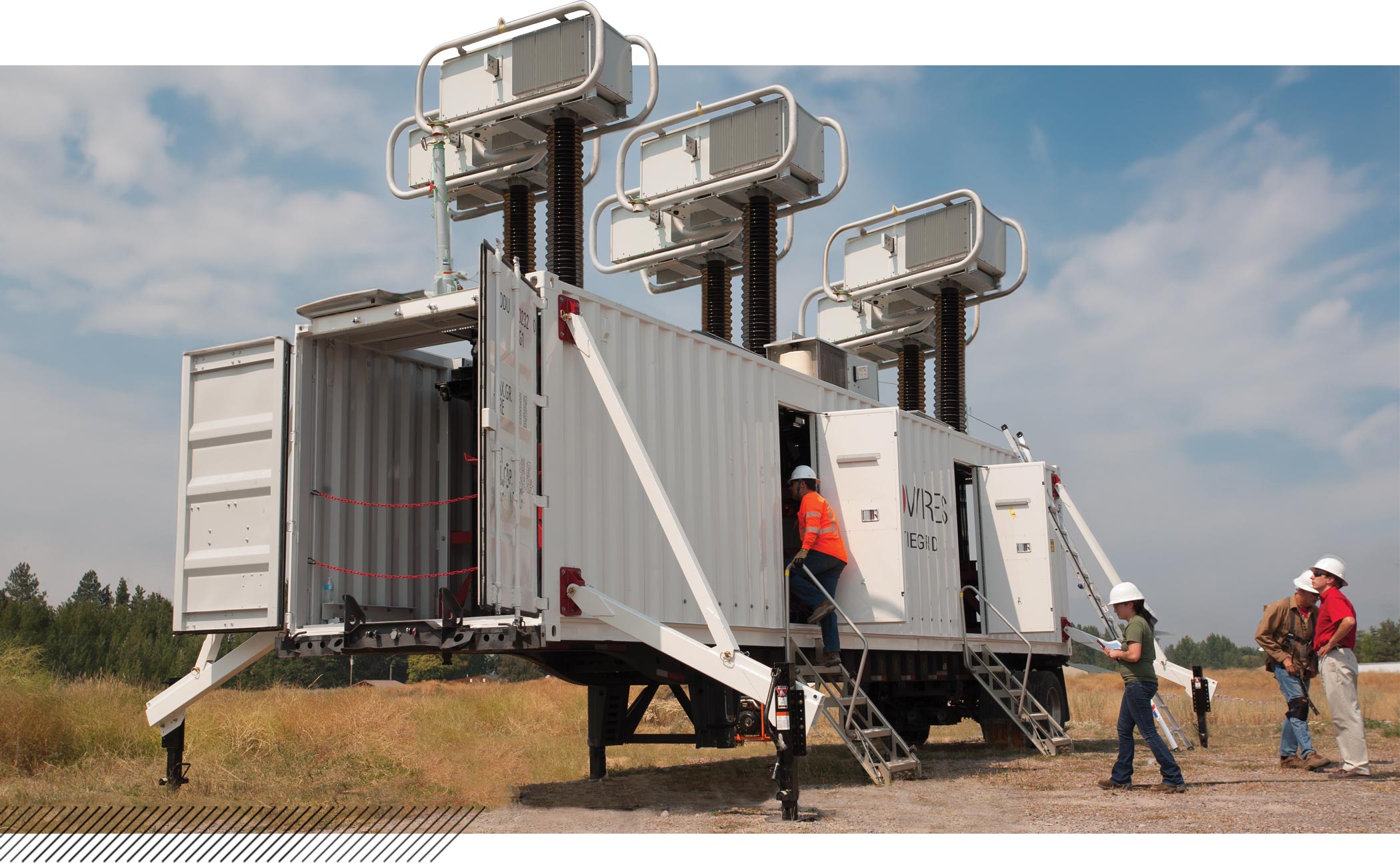 SmartWires Containerized Mobile Power Flow Solution