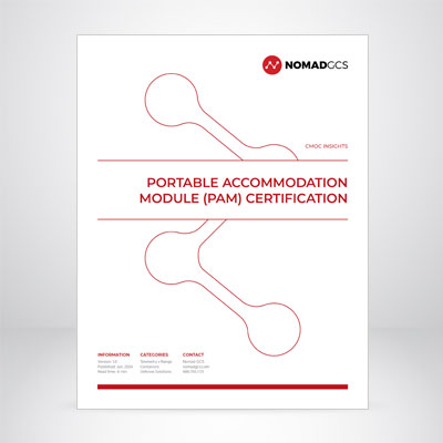 Whitepaper: Portable Accommodation Module (PAM) Certification