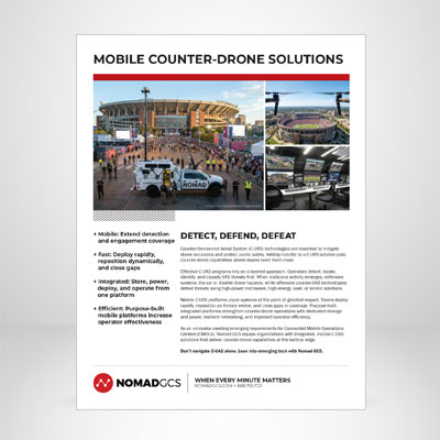 Brochure - Mobile Counter-Drone Solutions