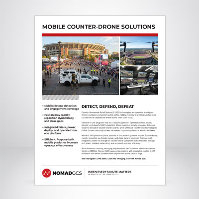 Brochure - Mobile Counter-Drone Solutions
